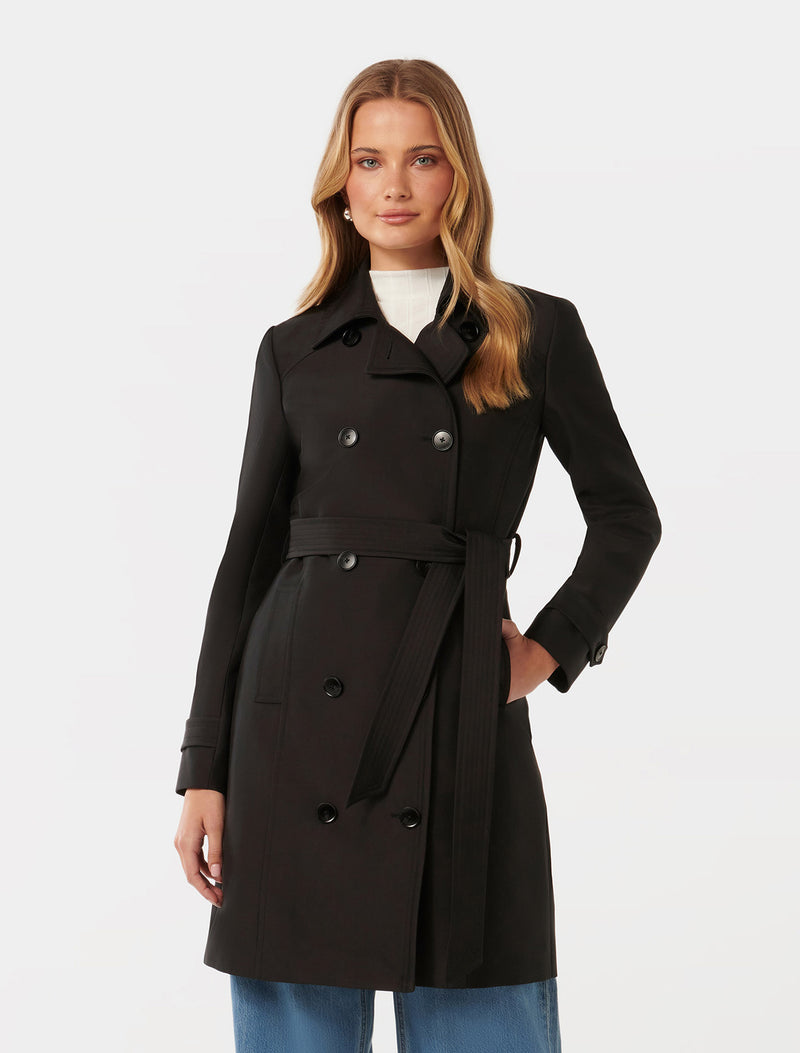 Alicia Short Trench Coat Forever New