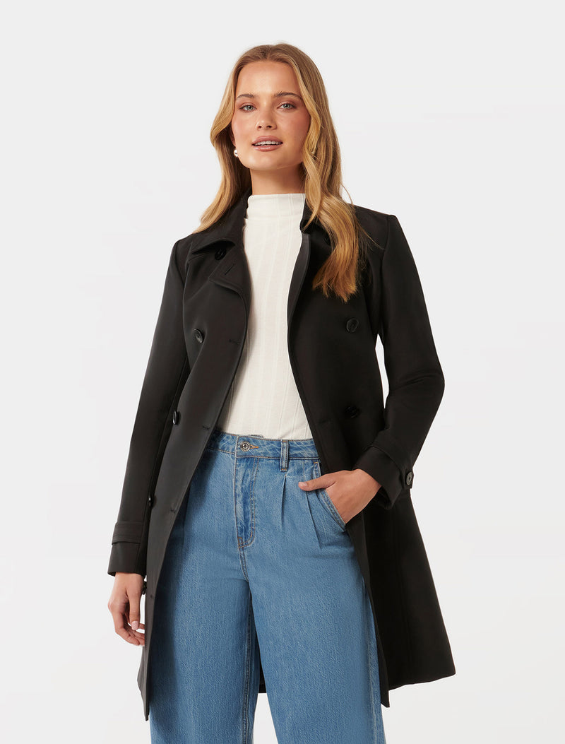 Alicia Short Trench Coat Forever New