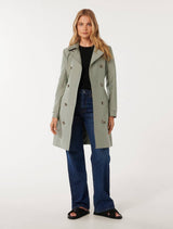 Alicia Short Trench Coat Forever New