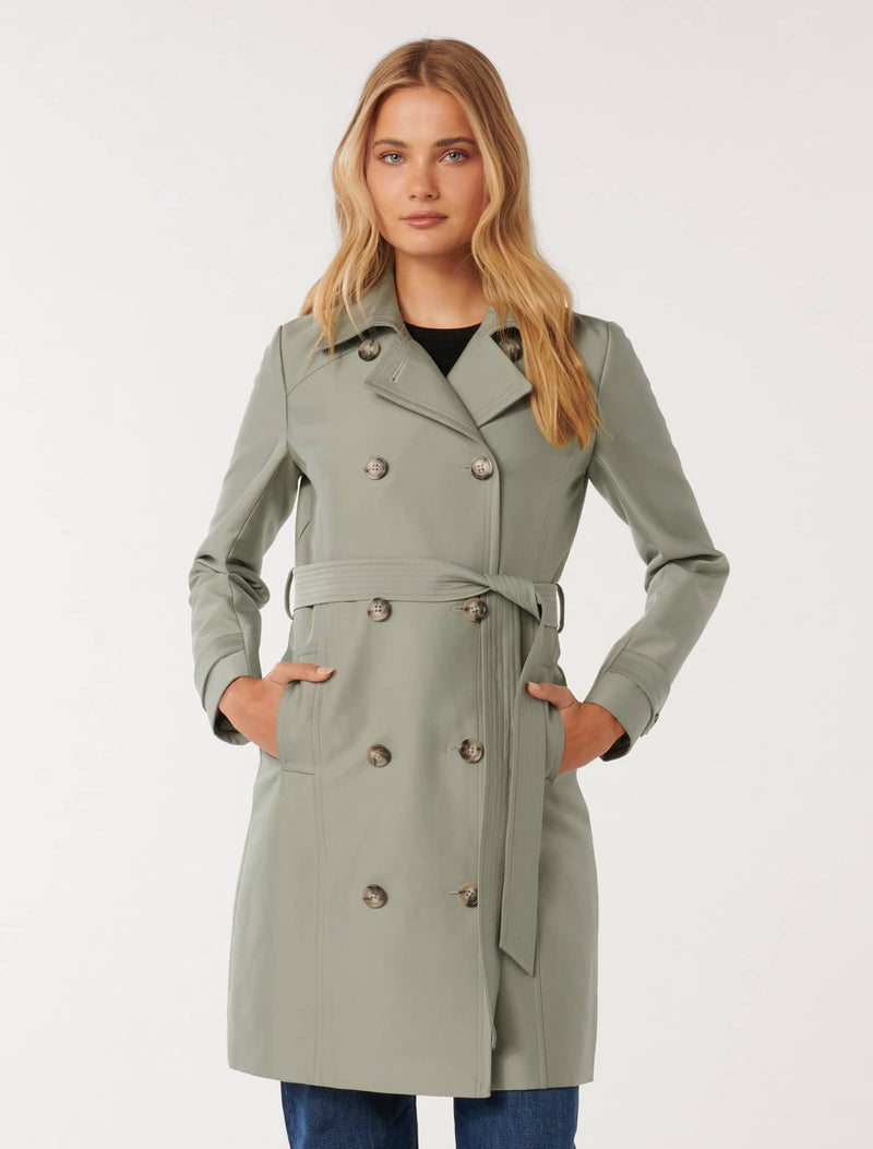 Alicia Short Trench Coat Forever New