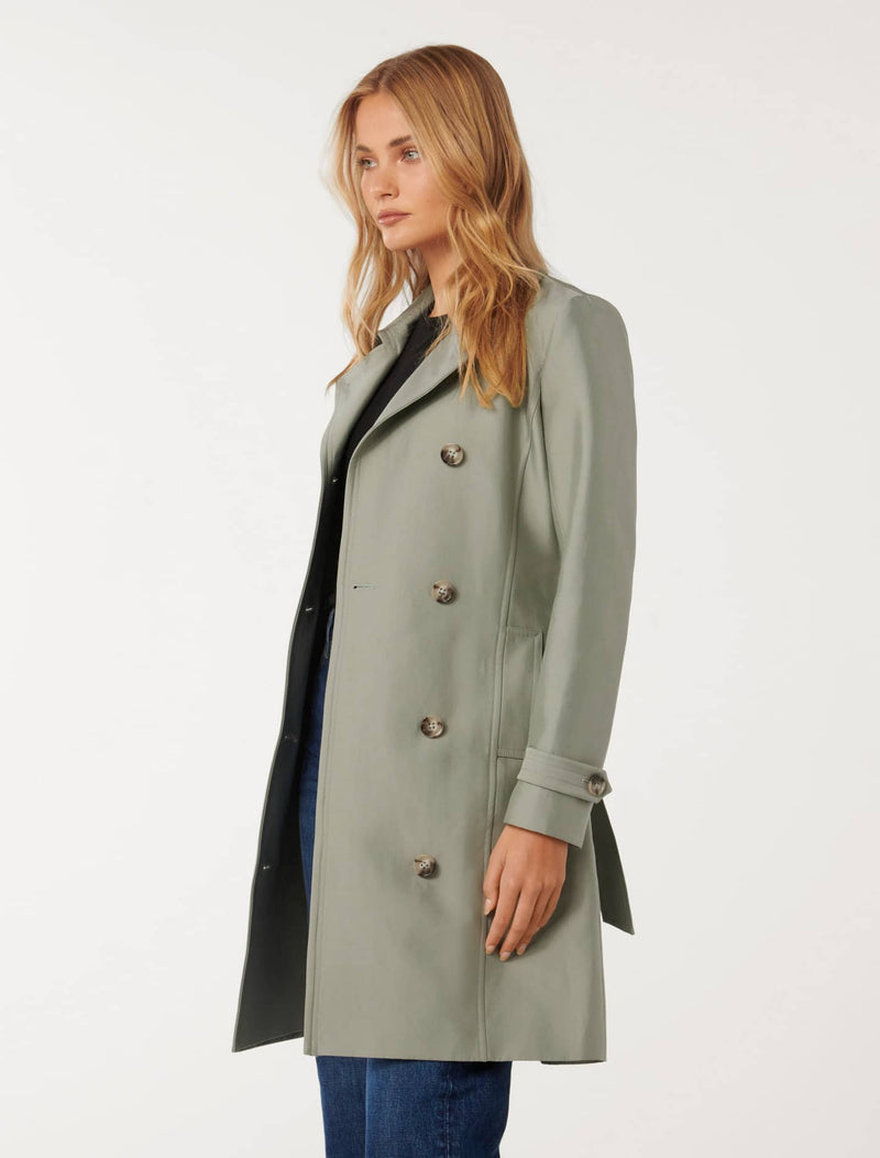 Alicia Short Trench Coat Forever New