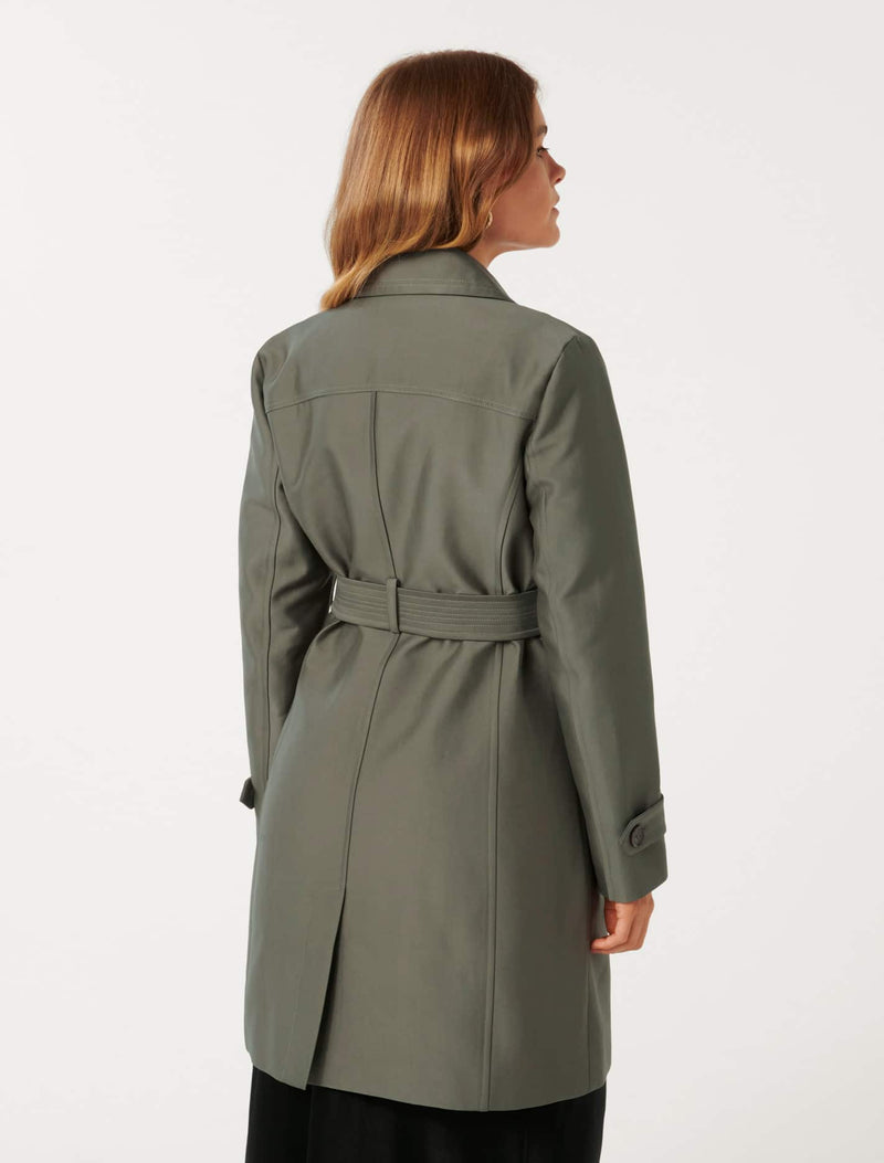 Alicia Petite Short Trench Coat Forever New