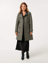 Alicia Petite Short Trench Coat Forever New