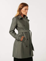 Alicia Petite Short Trench Coat Forever New