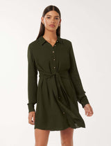 Sherri Mini Shirt Dress Forever New