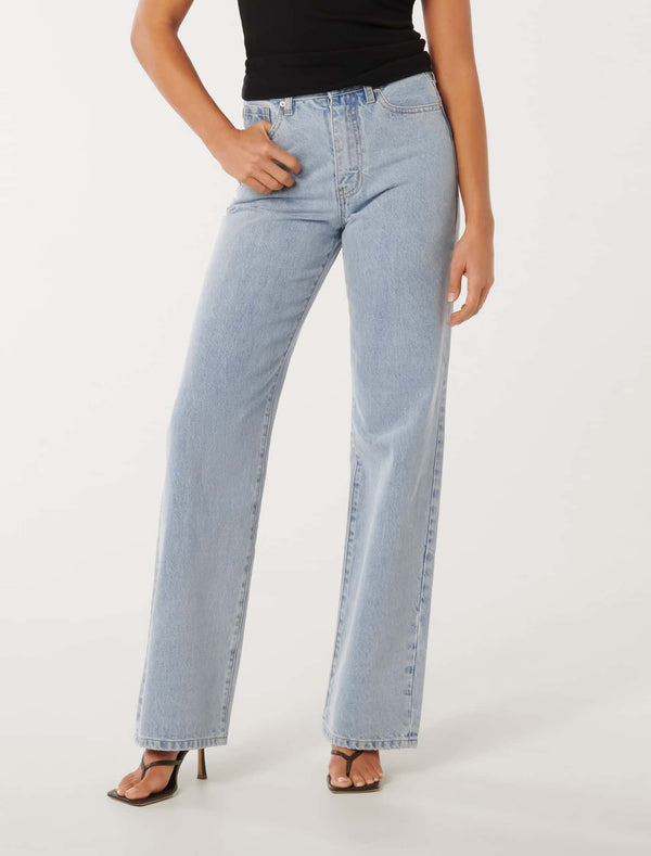 Sky Straight Leg Jeans Forever New