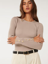 Della Rib Knit Jumper Forever New