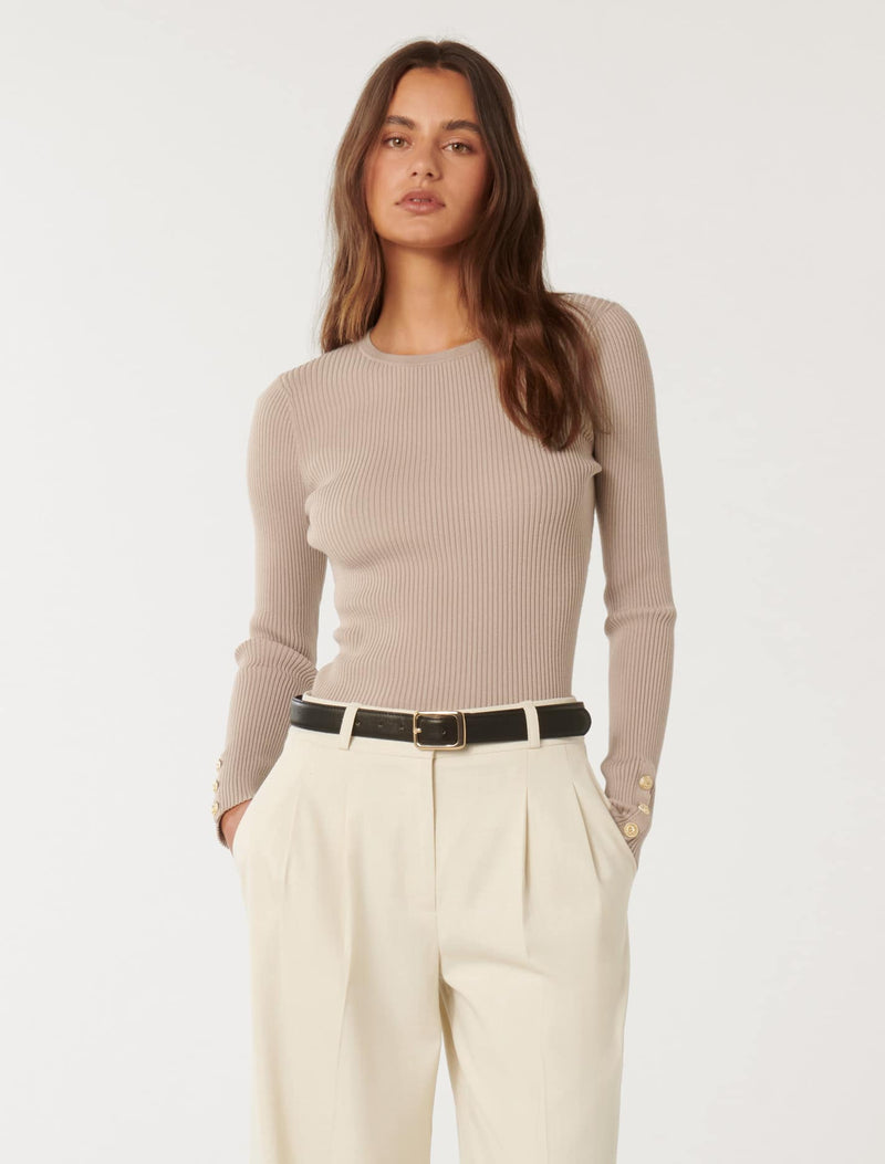 Della Rib Knit Jumper Forever New