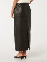 Billie Vegan Leather Maxi Skirt Forever New