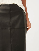 Billie Vegan Leather Maxi Skirt Forever New