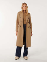 Florence Double Breasted Coat Forever New