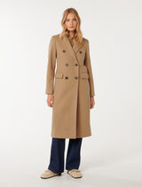 Florence Double Breasted Coat Forever New