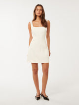 Kaitlin Structured Mini Dress Forever New