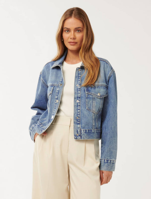 Denise Denim Jacket Forever New