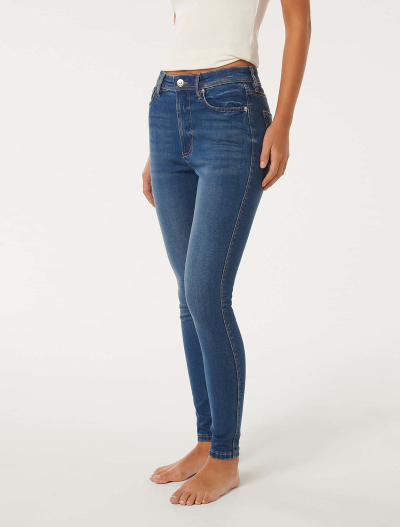 Ashley Mid-Rise Skinny Jeans Forever New