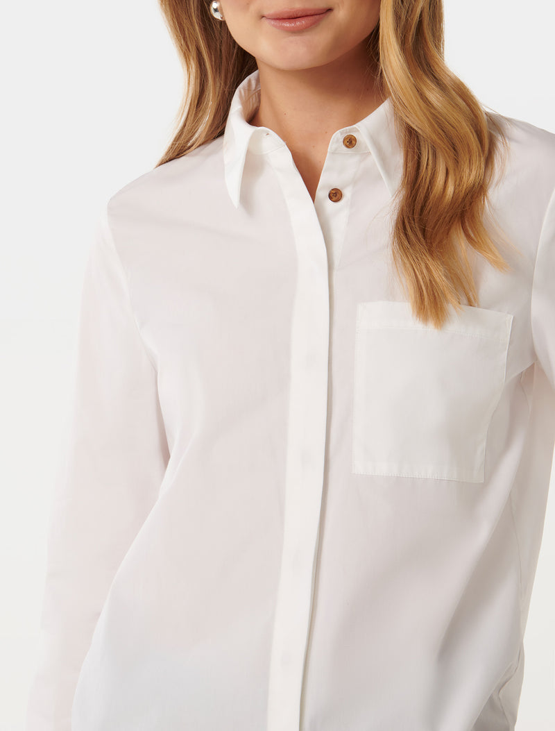 Paige Poplin Shirt Forever New