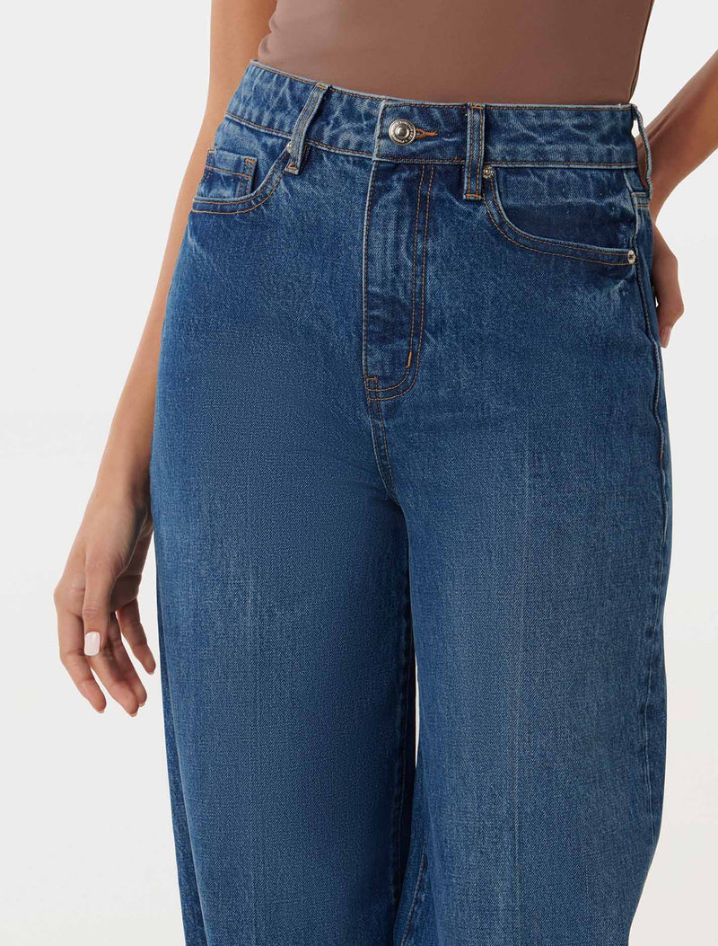 Heather Wide Leg Jeans Forever New