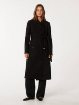 Ari Funnel Neck Coat Forever New