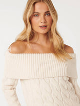 Sadie Cable Bardot Jumper Forever New