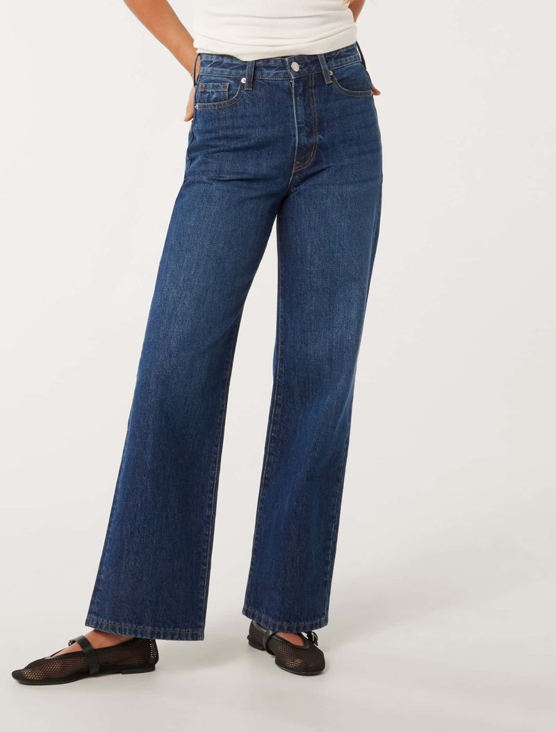 Sky Straight Leg Jeans Forever New