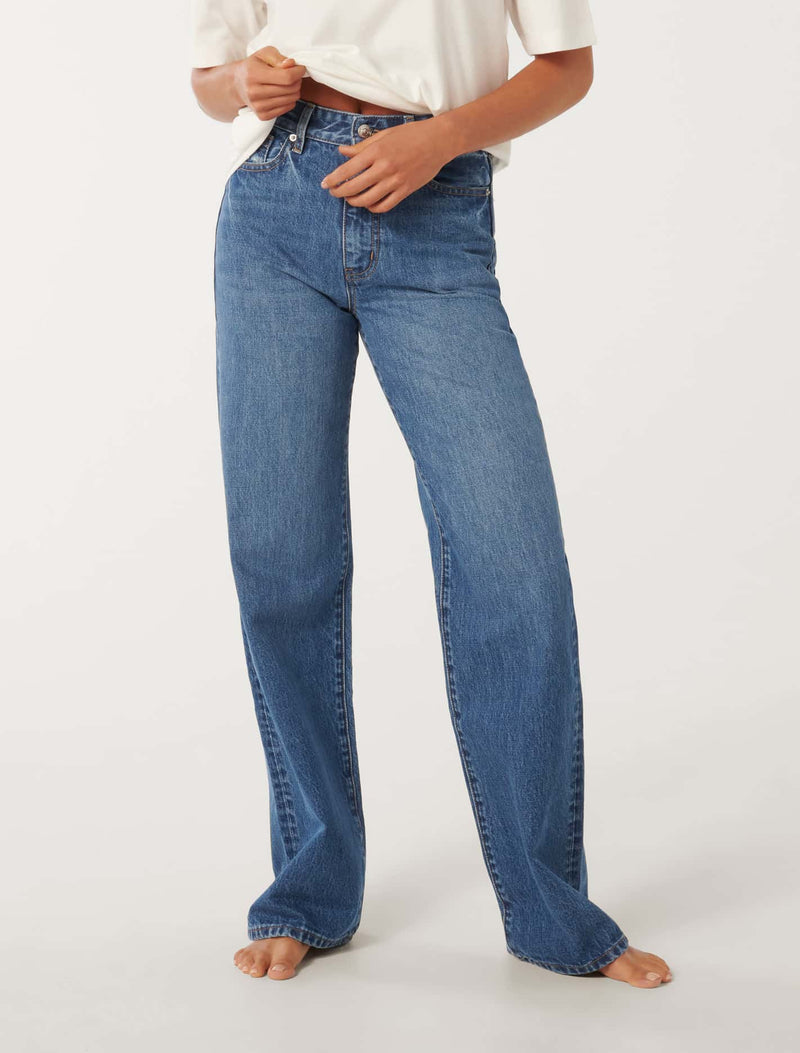 Sky Straight Leg Jeans Forever New