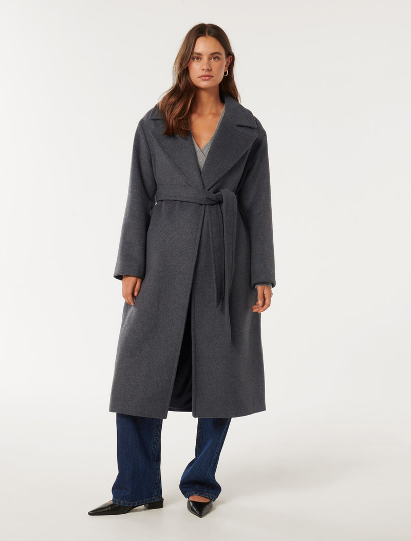 Priya Wrap Coat Forever New