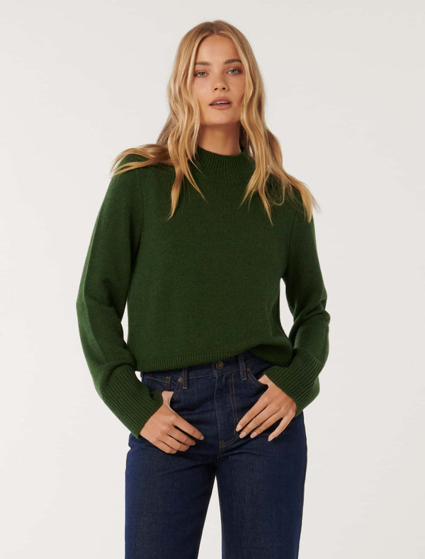 Poppy Stand Neck Jumper Forever New