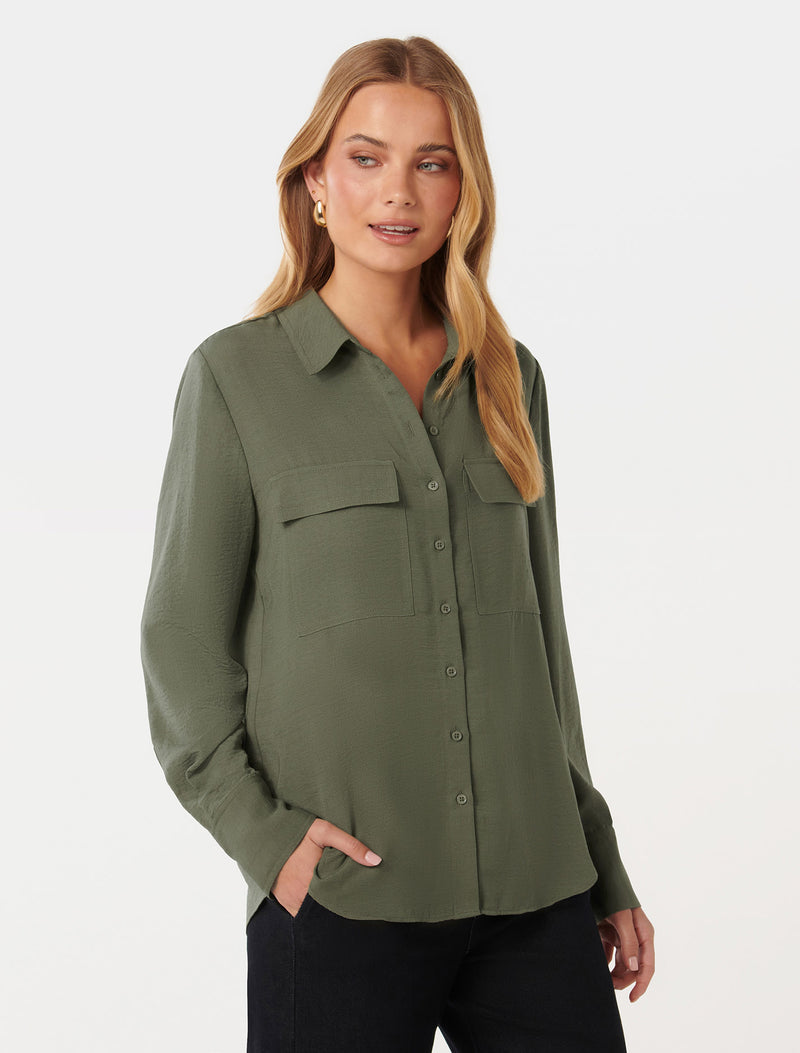 Samara Long Sleeve Shirt Forever New