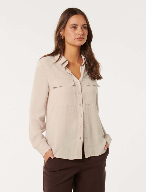 Samara Long Sleeve Shirt Forever New