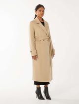 Carter Petite Felled Seam Coat Forever New