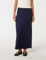 Prue Satin Bias Midaxi Skirt Forever New