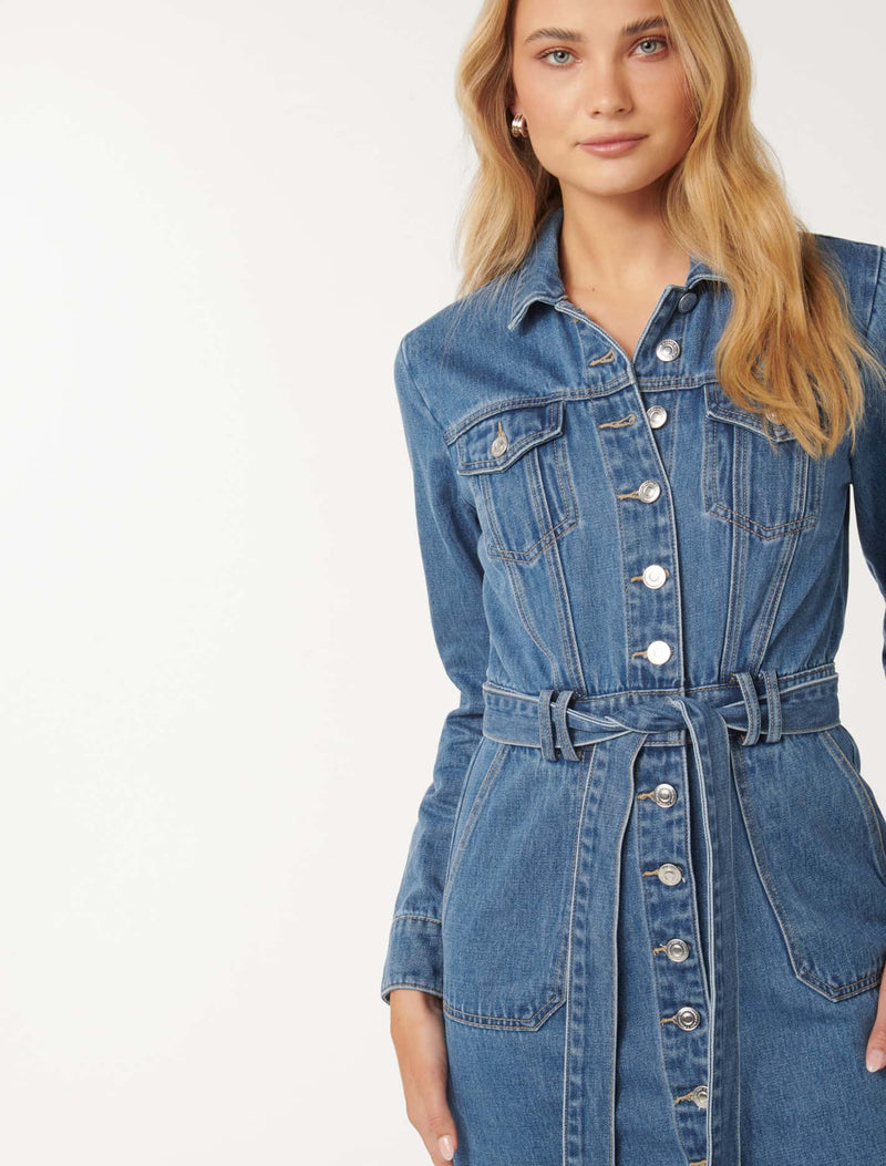 Raelyn Denim Dress Forever New