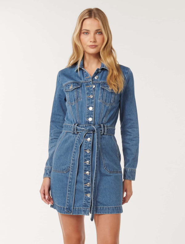 Raelyn Denim Dress Forever New