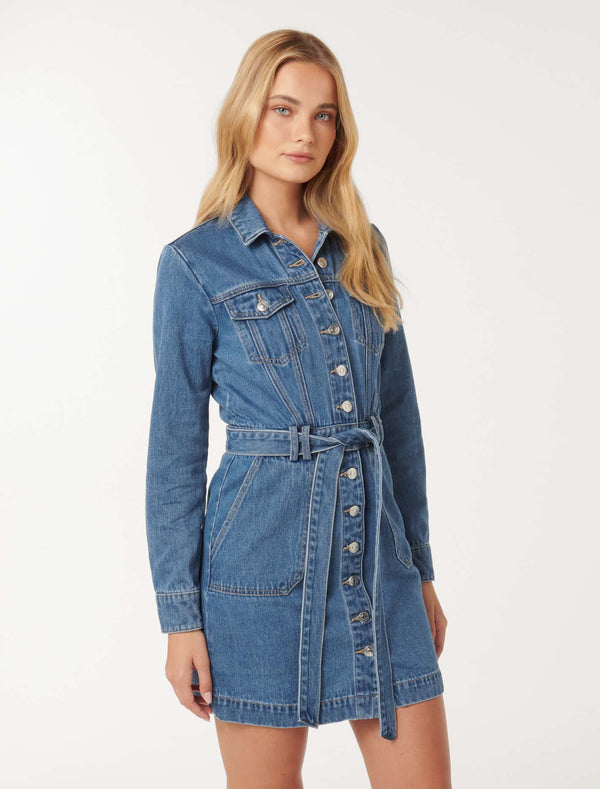 Raelyn Denim Dress Forever New