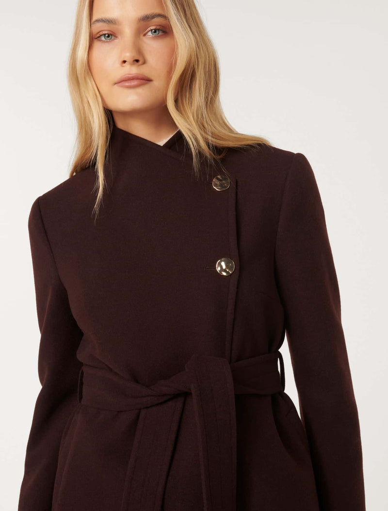 Monica Wrap Coat Forever New