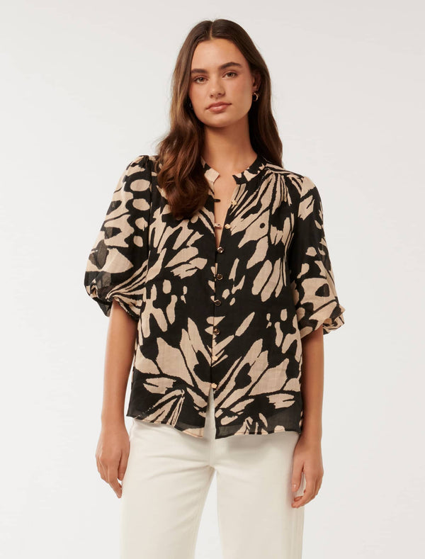 Paloma Puff Sleeve Blouse Forever New