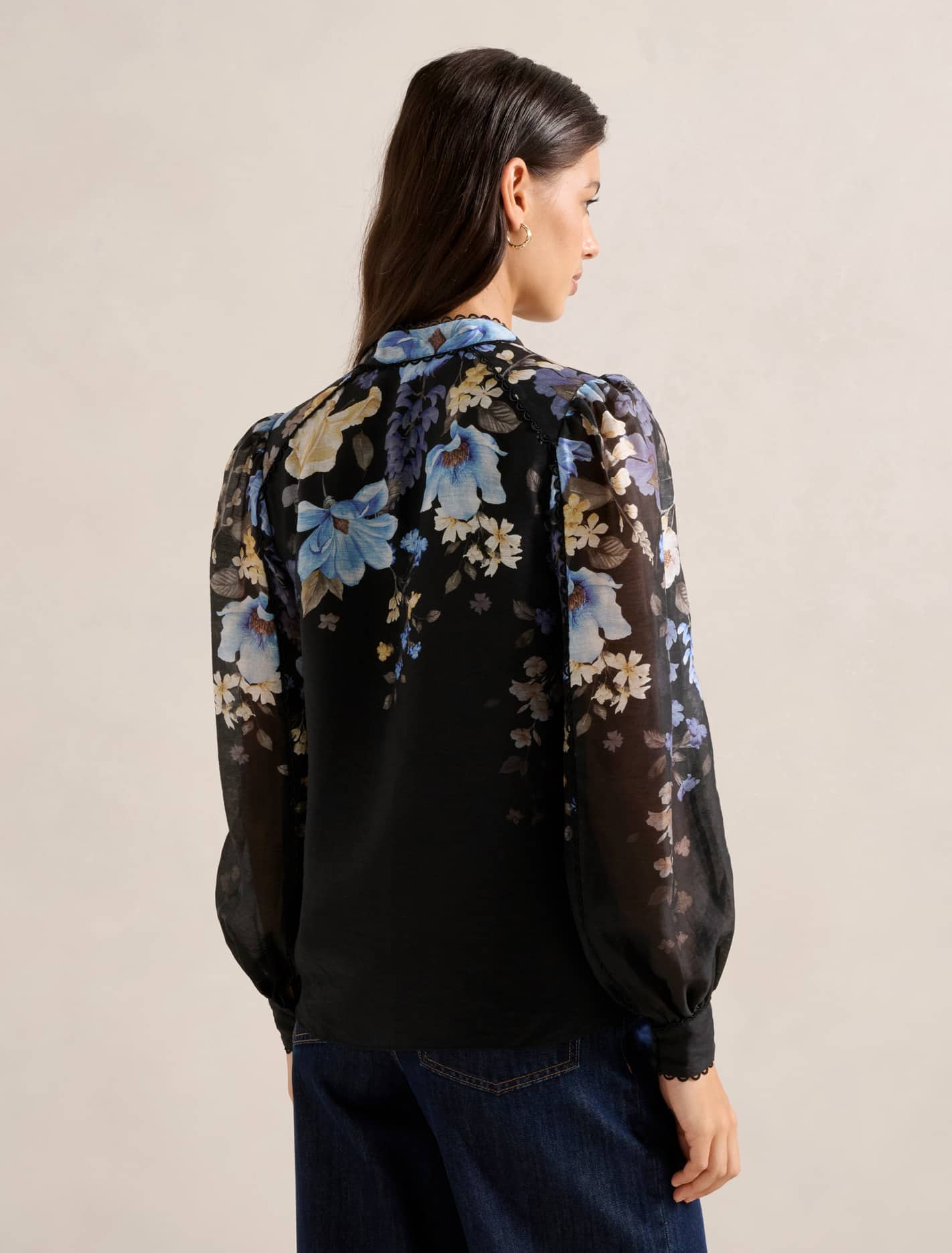 Emma Trimmed Blouse Forever New