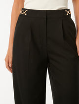 Remi Trim Detail Straight Pants Forever New