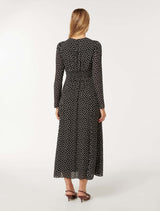 Mietta Long Sleeve Midi Dress Forever New