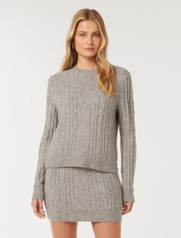 Rosie Cable Co Ord Jumper Forever New