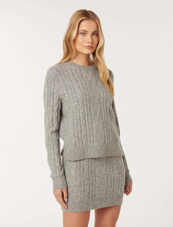 Rosie Cable Co Ord Jumper Forever New