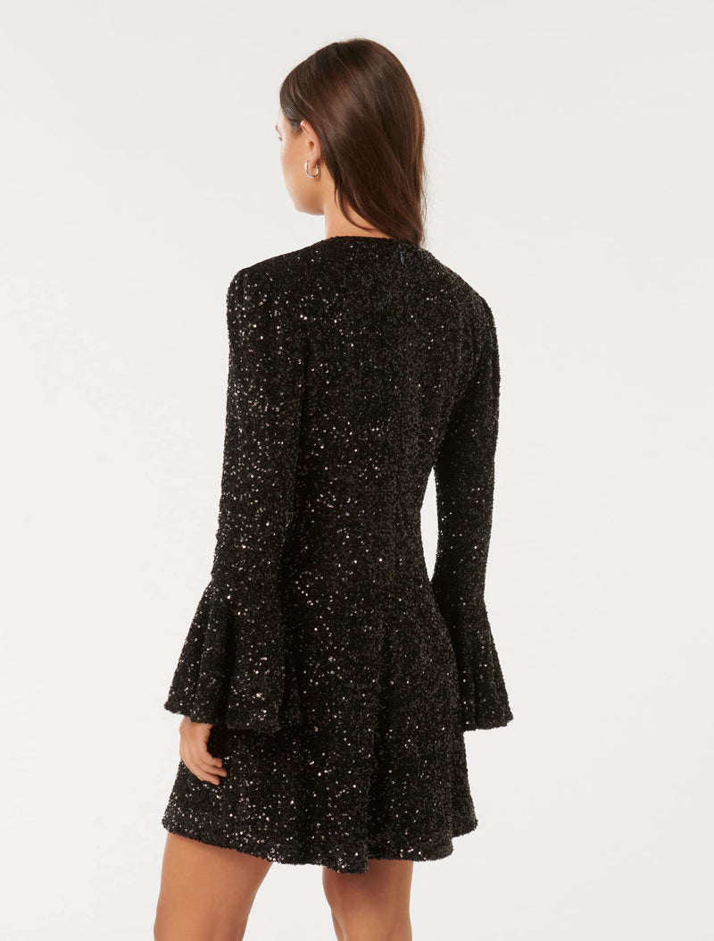 Lizzy Sequin Mini Dress Forever New