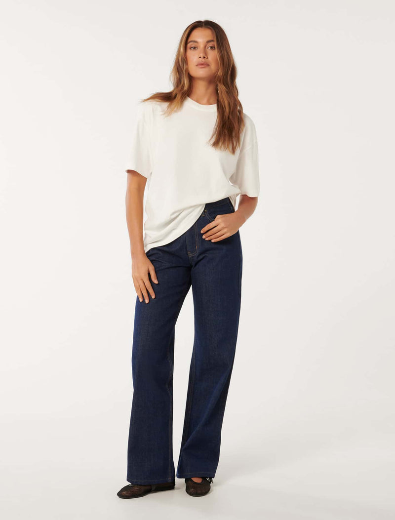 Sky Straight Leg Jeans Forever New