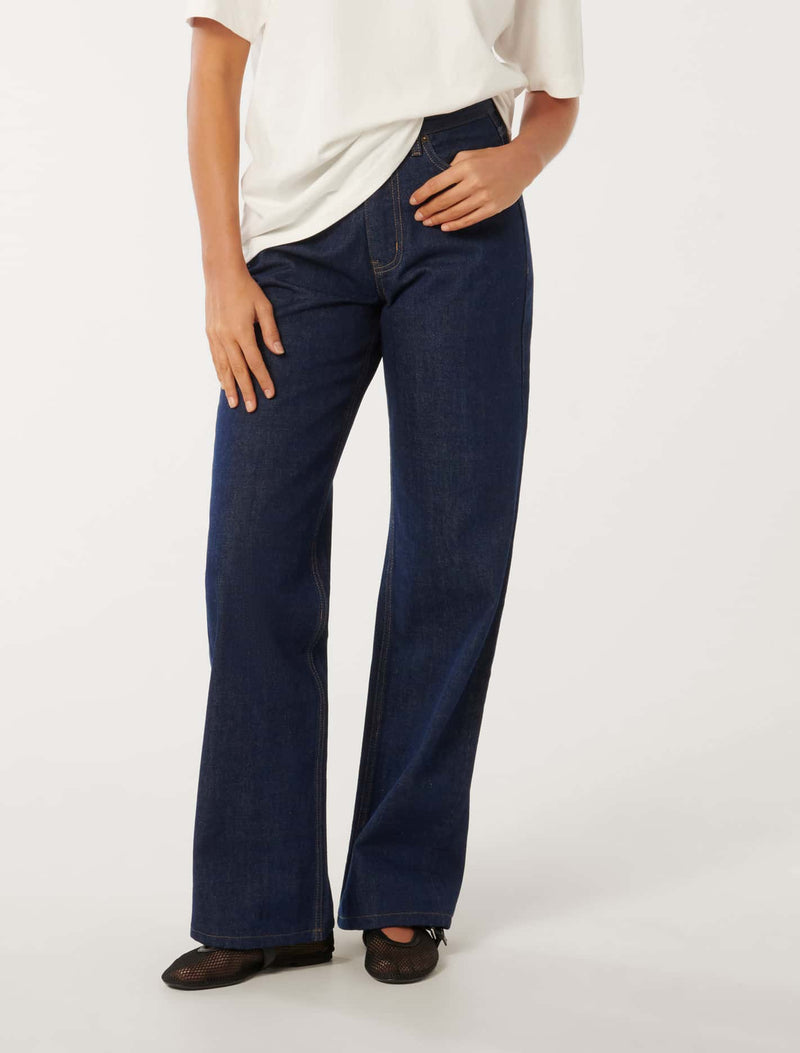 Sky Straight Leg Jeans Forever New