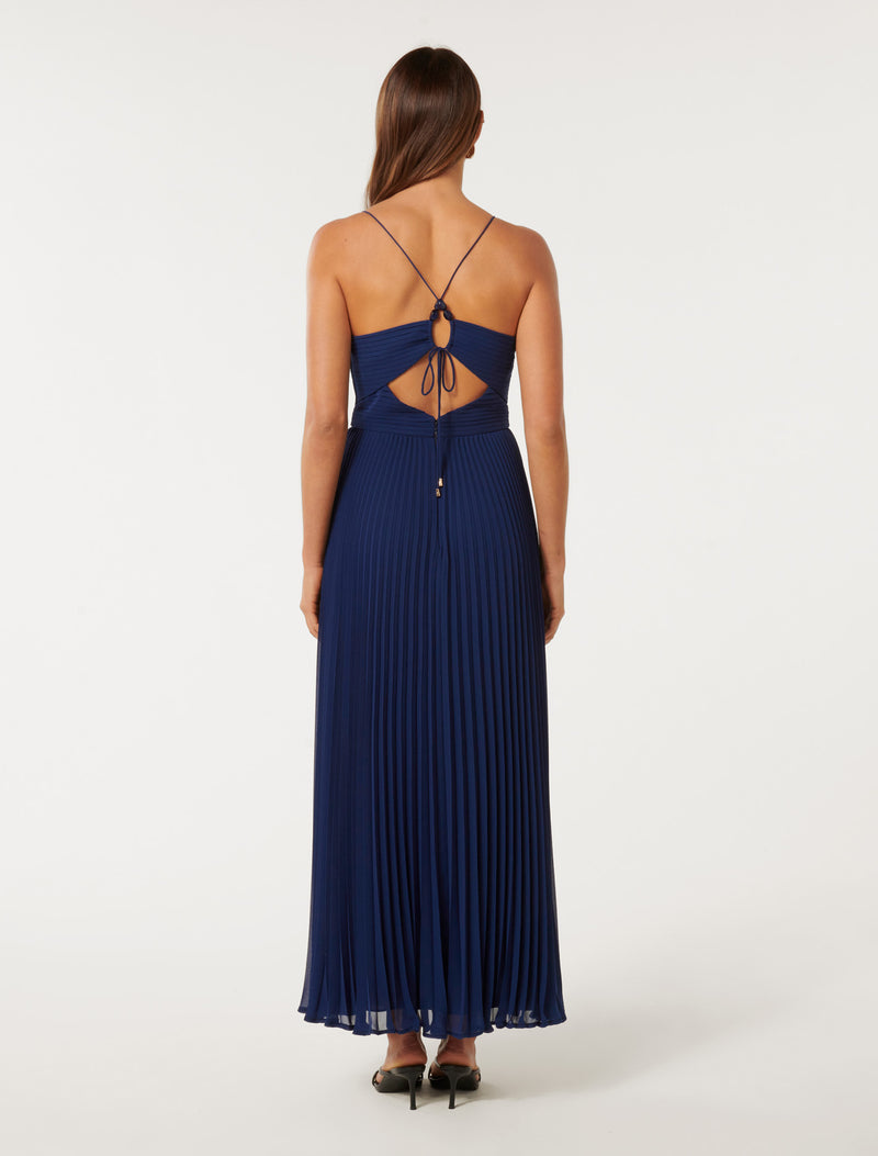 Loreto Pleated Maxi Dress Forever New