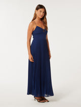 Loreto Pleated Maxi Dress Forever New