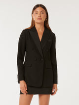 Elliott Tuxedo Double Breasted Blazer Forever New