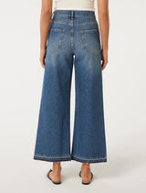 Bea Wide Leg Crop Jeans Forever New