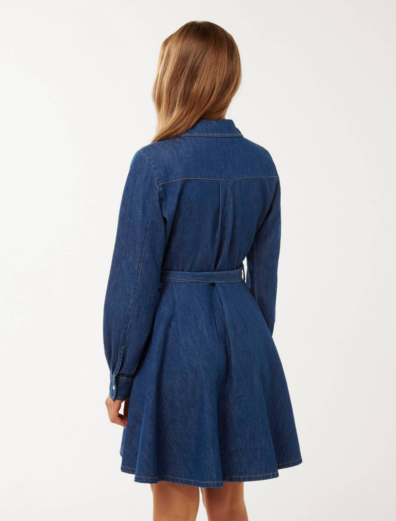 Colette Denim Shirt Dress Forever New