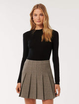 Montana Pleated Mini Skirt Forever New